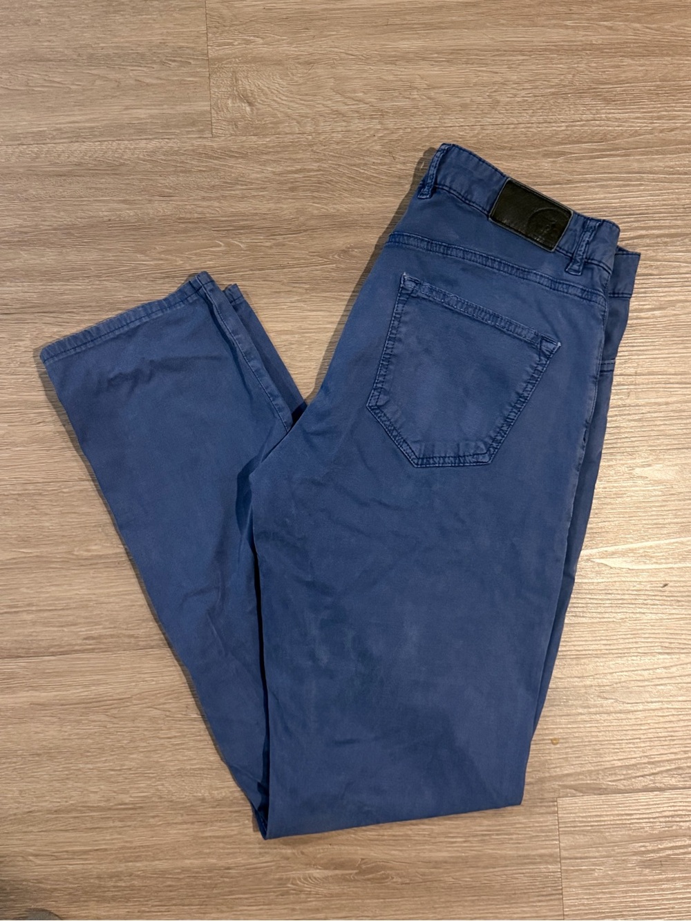 Peter Millar Pants 35 Blue Golf Stretch  Chino Mens Made In Turkey